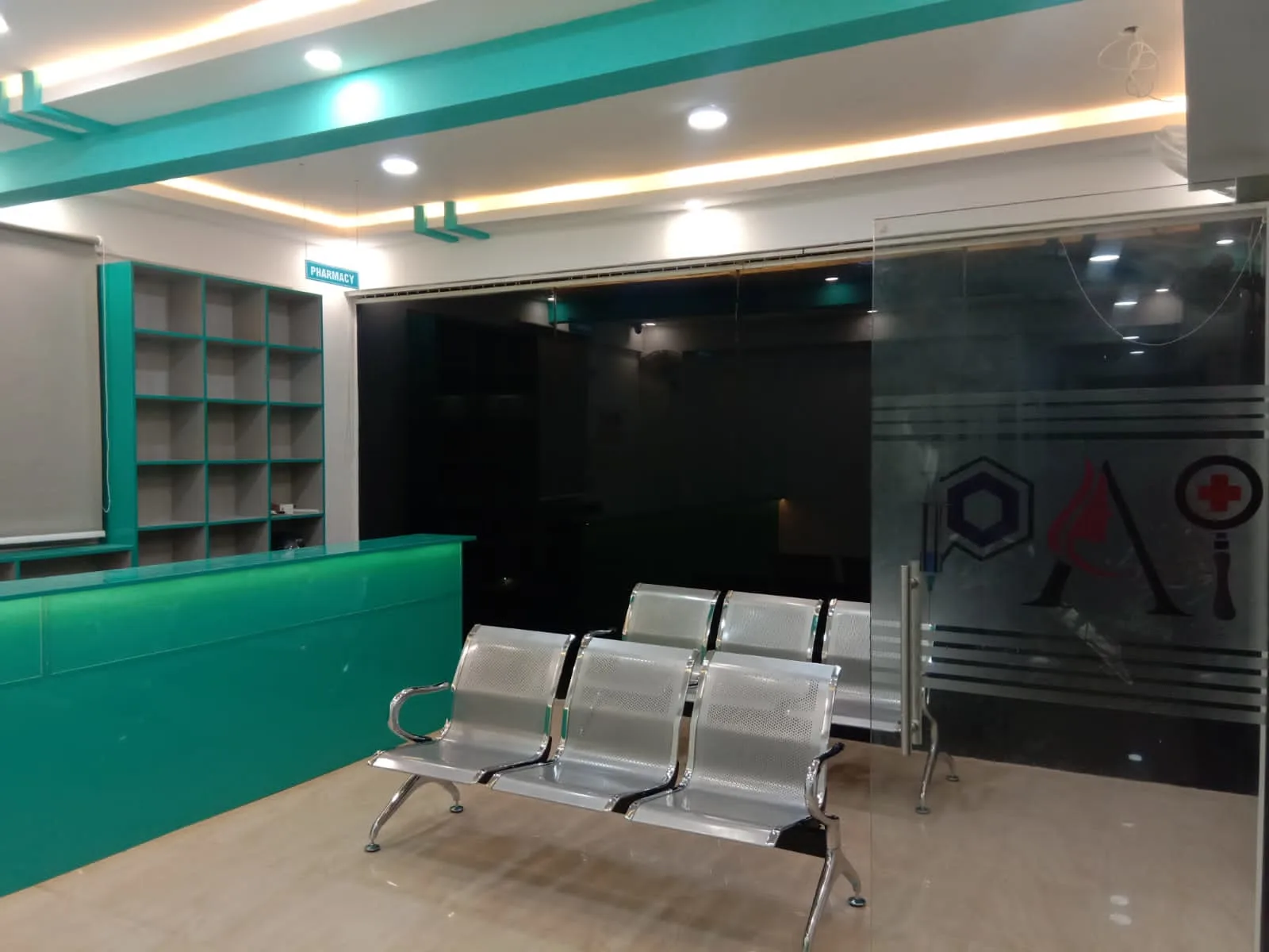 Waiting area at Dr. Pai Skin, Hair & Healthcare Clinic, Akshayanagar